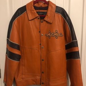 Karl Kani Designer Leather Jacket Vintage